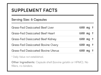 Women's Primal Blend — Beef Organ Supplement for Women