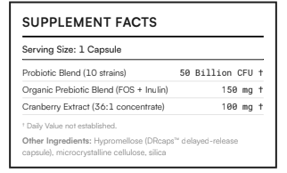 Women's Probiotic 50 Billion CFU — 10 Strains