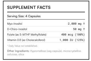 Myo-Inositol + D-Chiro Inositol (40:1 Ratio)