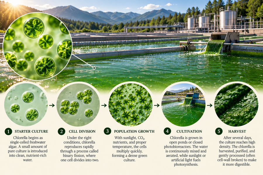 Chlorella cultivation