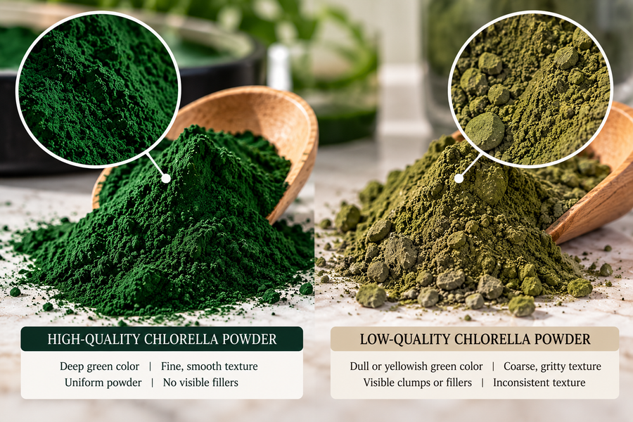 Chlorella supplement