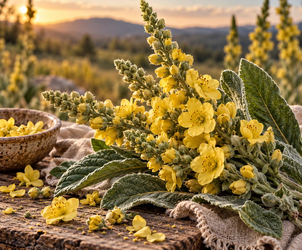 Mullein flowers