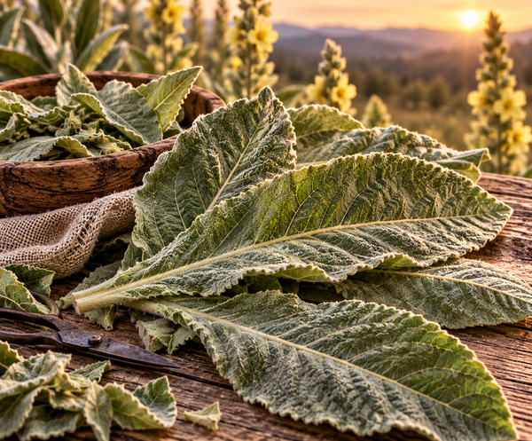 Mullein leaves