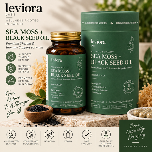 Sea Moss + Black Seed Oil Complex — 92+ Minerals