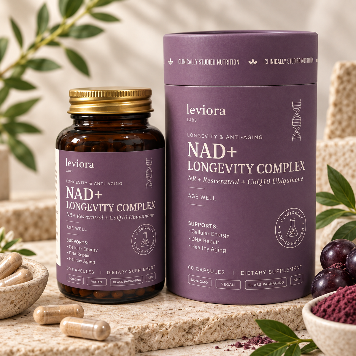 NAD+ Longevity Complex — Cellular Energy & Anti-Aging