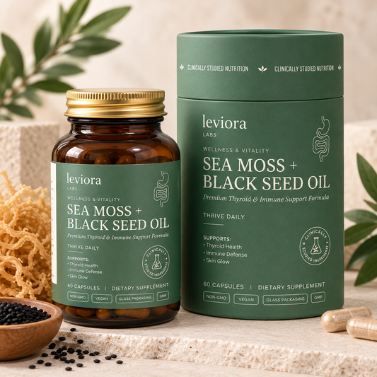 Sea Moss + Black Seed Oil Complex — 92+ Minerals