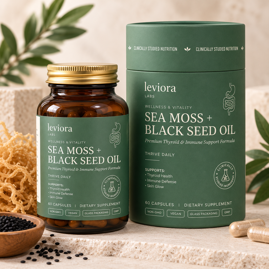 Sea Moss + Black Seed Oil Complex — 92+ Minerals