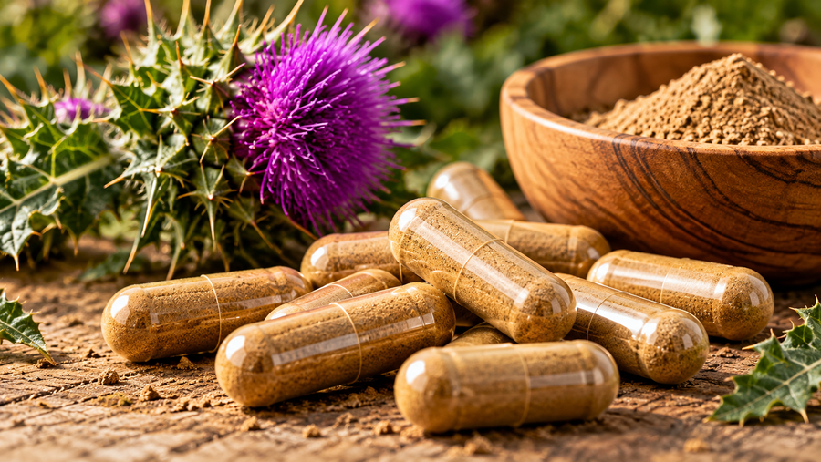 Milk thistle supplement forms
