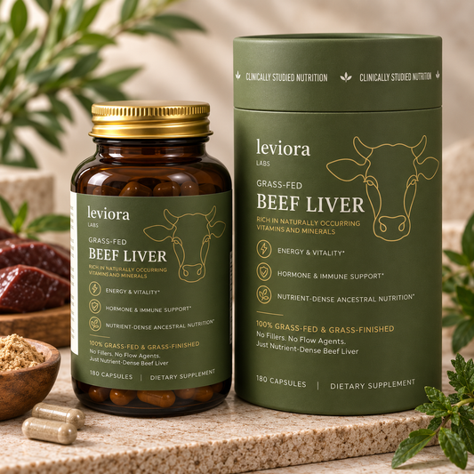 Grass-Fed Beef Liver Capsules — Nature's Multivitamin | Leviora Labs