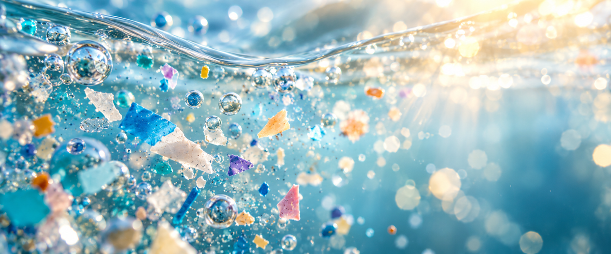 Microplastic particles