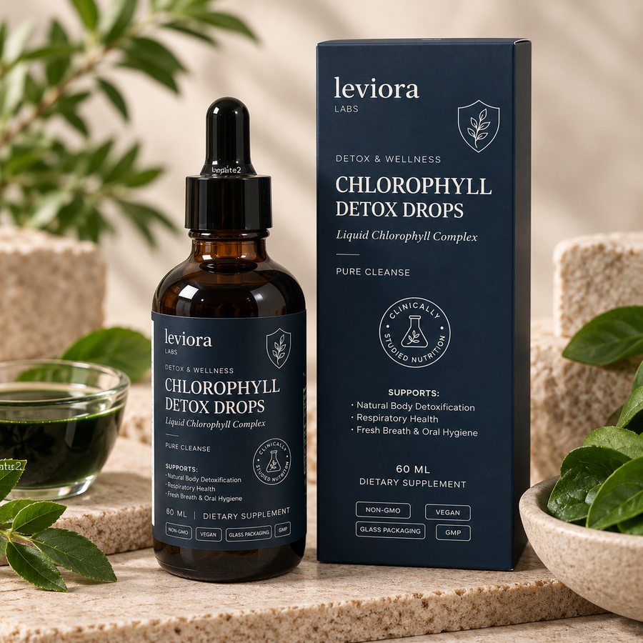 Chlorophyll Detox Drops — Liquid Chlorophyll + Mullein 2 oz