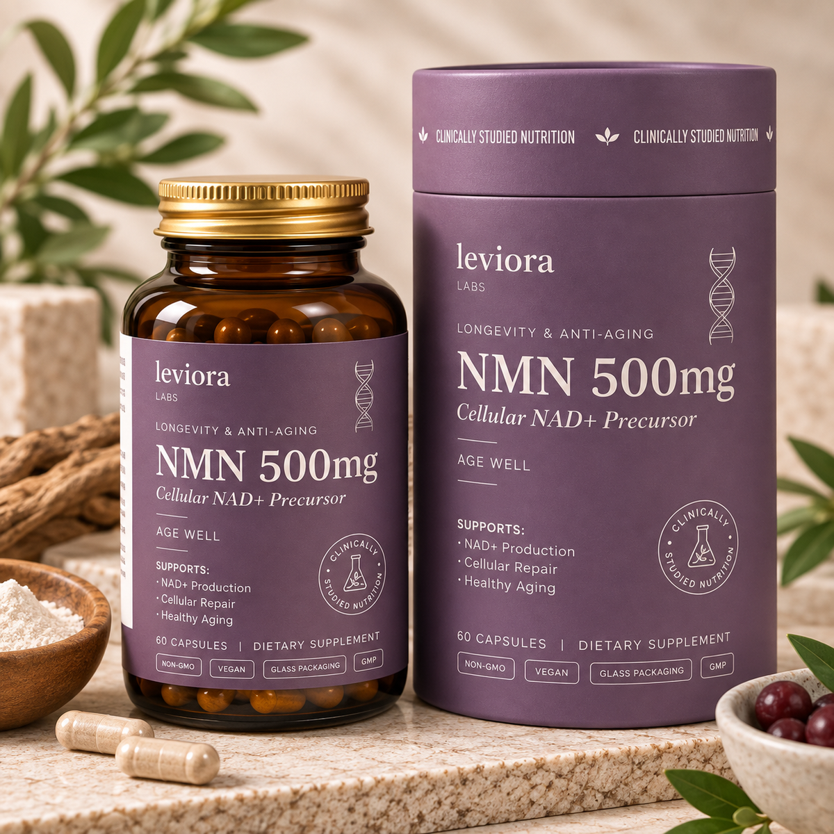 NMN 500mg — NAD+ Precursor for Anti-Aging